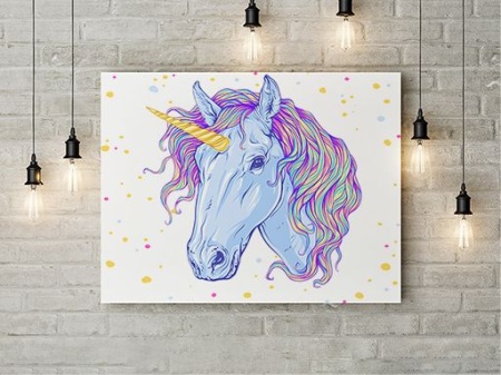 Tablou Canvas Painted Unicorn 01 - Img 2