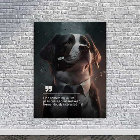 Tablou Canvas Personalizat - Business Animals - Dog - Img 3