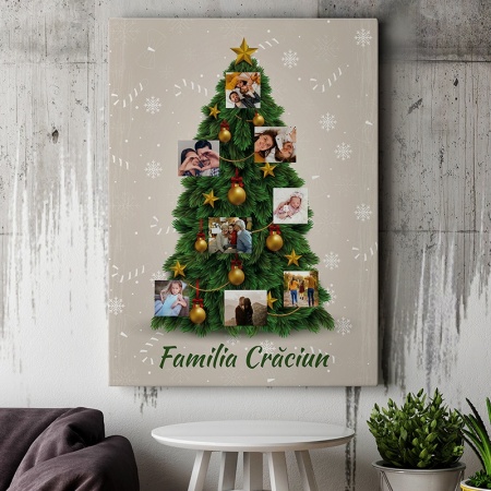 Tablou Canvas Personalizat - Poze de familie in brad - Img 3