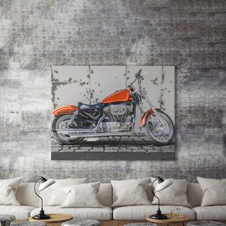 Tablou Canvas Red Moto - Img 3
