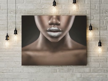 Tablou Canvas Silver Lips - Img 3