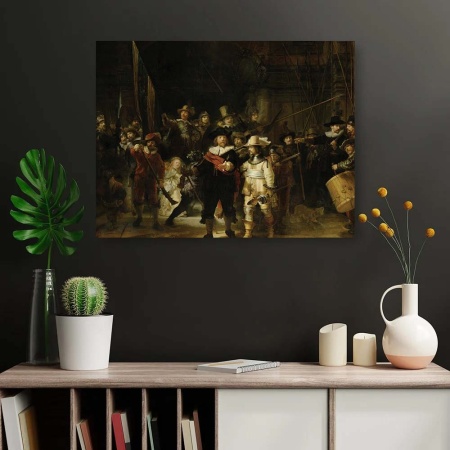 Tablou Canvas "The Night Watch" - Rondul de noapte - Img 3