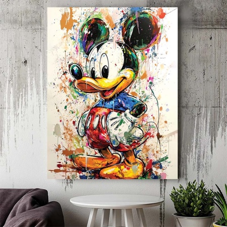 Tablou Canvas - Urban Art Mickey Portrait - Img 3