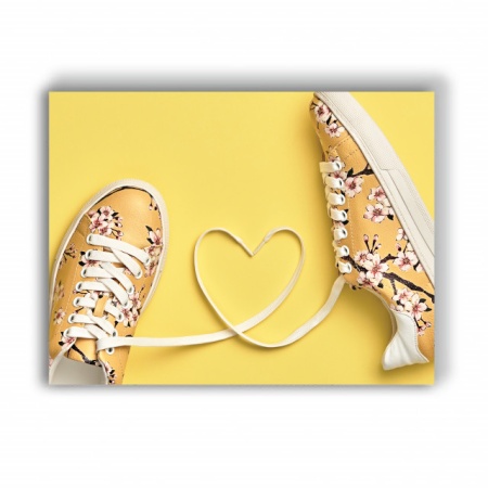 Tablou Canvas Yellow Love - Img 3