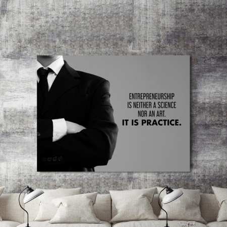 Tablou Motivational - Antreprenoriatul nu este stiinta - Img 2
