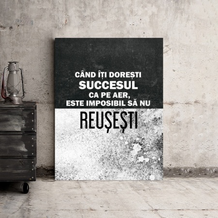 Tablou Motivational - Cand Iti Doresti Succesul Ca Pe Aer - Img 3