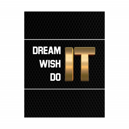 Tablou Motivational - Dream wish do - Img 4