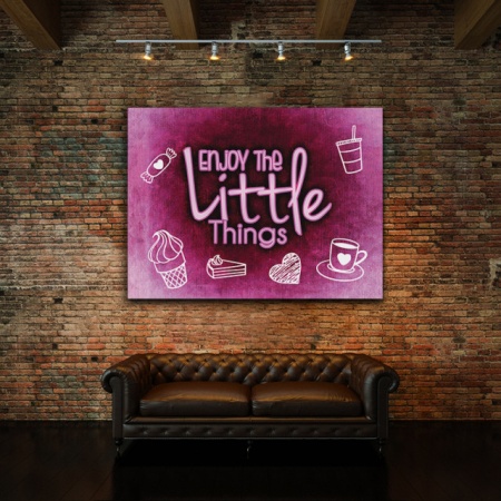 Tablou Motivational - Enjoy The Little Things - Img 3