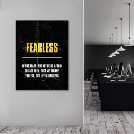 Tablou Motivational - Fearless - Img 4