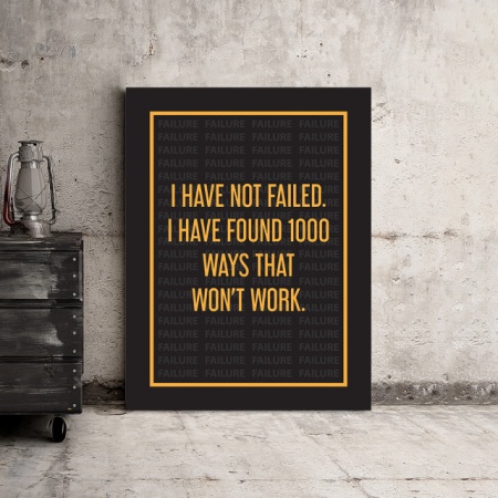 Tablou Motivational - I Have Not Failed - Img 3