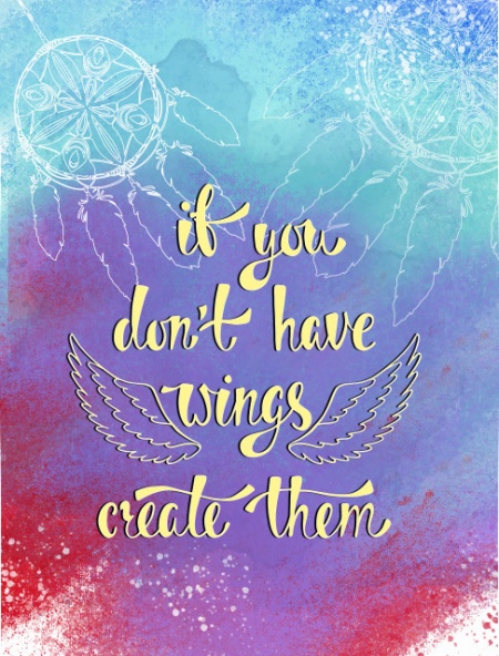 Tablou Motivational - If You Don't Have Wings - Img 4
