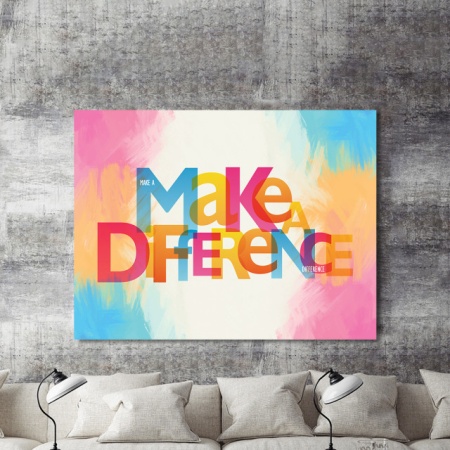 Tablou Motivational - Make A Difference - Img 3