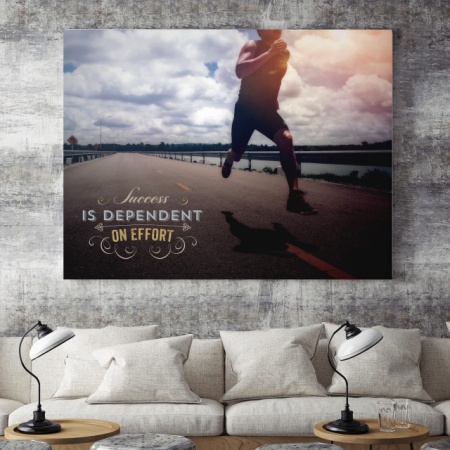 Tablou Motivational - Success Is Dependent On Effort - Img 3