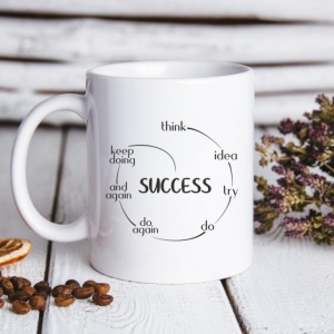 Cana cu Mesaj Think Ideea Success - Img 3