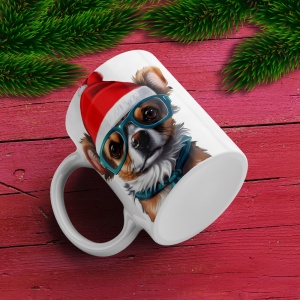 Cana De Craciun - Cute Elf Puppy