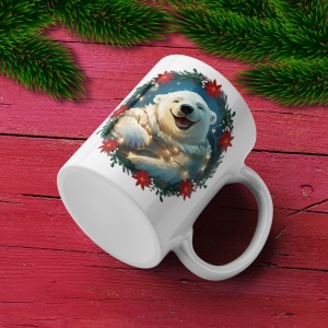 Cana De Craciun - Happy Polar Bear (mesaj personalizat) - Img 3