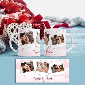 Cana Valentine's Day - 3 poze polaroid si nume