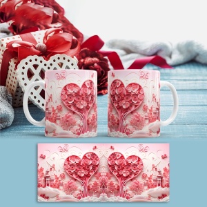 Cana Valentine's Day - Quilled Hearts Trees - Img 3