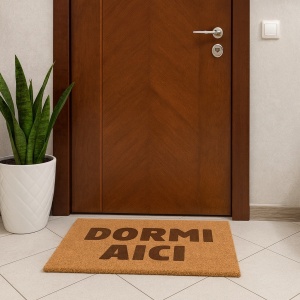 Covor de intrare personalizat - 60x40cm - DORMI AICI