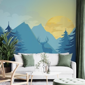 Fototapet Blue forest (FTD100027) - Img 2