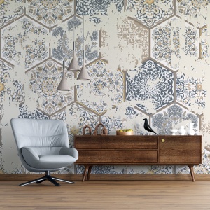 Fototapet Vintage floral pattern (FTD100079) - Img 2