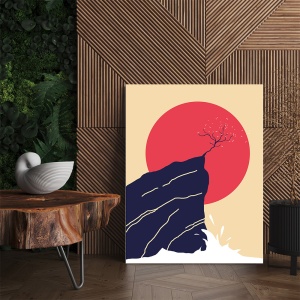 Set 3 Tablouri Japanese abstract landscapes - Img 5