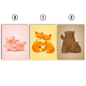 Set Tablouri Copii - Animal Family - Img 2