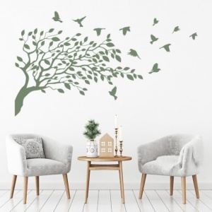 Sticker Bird Tree Branch - Img 2