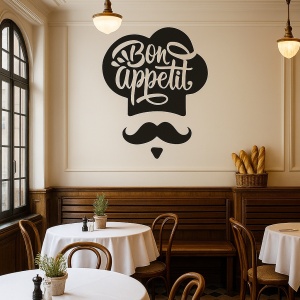 Sticker Bucatarie - Bon appetite (chef)