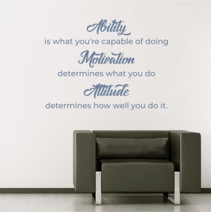 Sticker De Perete Ability, Motivation, Attitude - Img 5