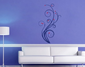 Sticker De Perete Abstract Floral