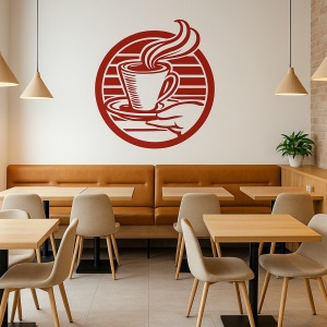 Sticker De Perete Art Caffee