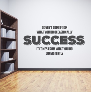 Sticker De Perete Cu Mesaj - Success Is What You Do - Img 2