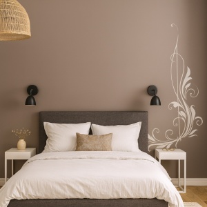 Sticker De Perete Curved Vine Leaf