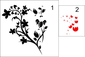 Sticker De Perete Floare Pe Perete - Img 2
