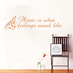 Sticker De Perete Music Is What Feelings Sound Like - Img 3