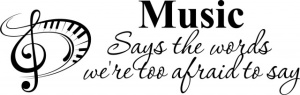 Sticker De Perete Music Says The Words - Img 6