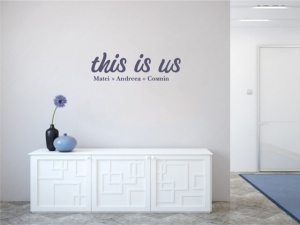 Sticker De Perete This Is Us - Cu Nume - Img 3