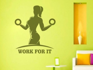 Sticker De Perete Work For It - Img 5