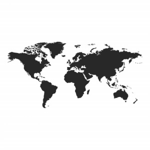 Sticker De Perete World Map Educational - Img 3