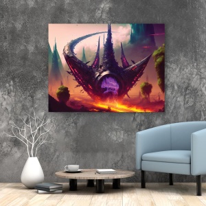Tablou Alien spaceship