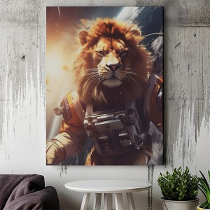 Tablou Animale Fantastice - Astro Lion