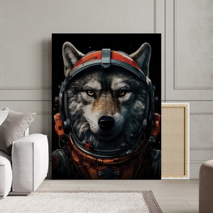 Tablou Animale Fantastice - Astro Wolf - Img 2