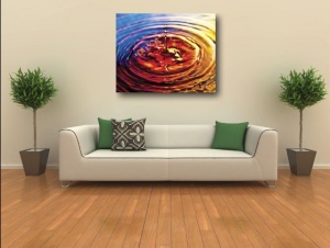 Tablou Canvas Abstract Picatura Apa - Img 2