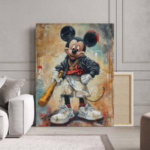 Tablou Canvas - Badass Mickey Mouse - Img 2