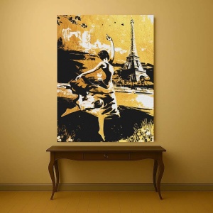 Tablou Canvas - Ballerina in Paris - Img 4