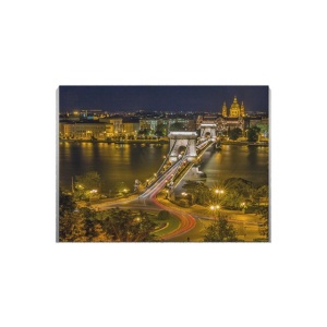 Tablou Canvas Bridge At Night - Img 2