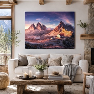 Tablou Canvas Casuta In Munti