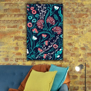 Tablou canvas - Flori de camp stilizate (Floral 014)