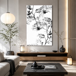 Tablou canvas - Flori pictate stilizate (Floral 140)